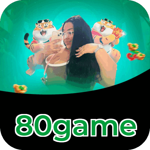 Interface do aplicativo 80game mostrando jogos disponíveis no iOS e Android
