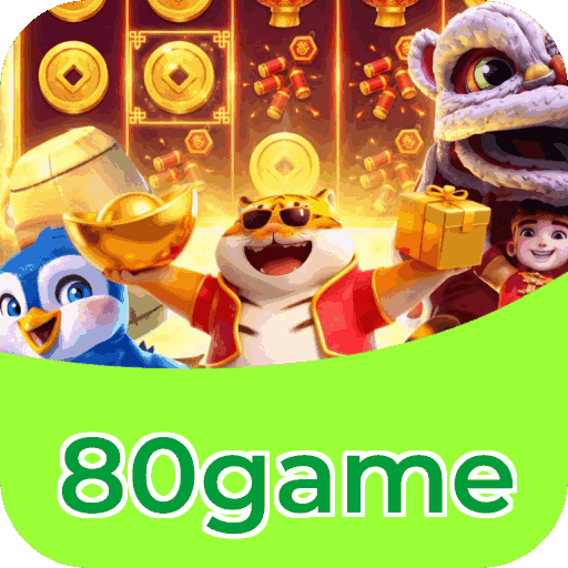 Catálogo slots 80game mostrando top jogos Gates Olympus Sweet Bonanza Fortune Tiger Big Bass volatilidade RTP